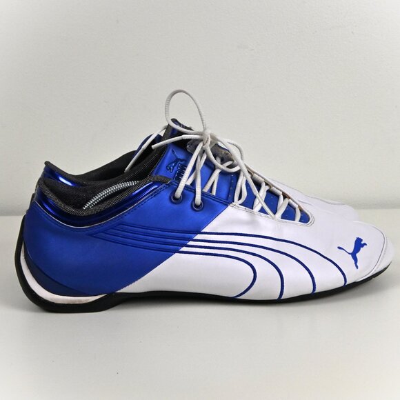 Vintage Y2K Puma Speedcat Leather Athleisure Streetwear White Sneakers US12 US11 - Picture 6 of 16